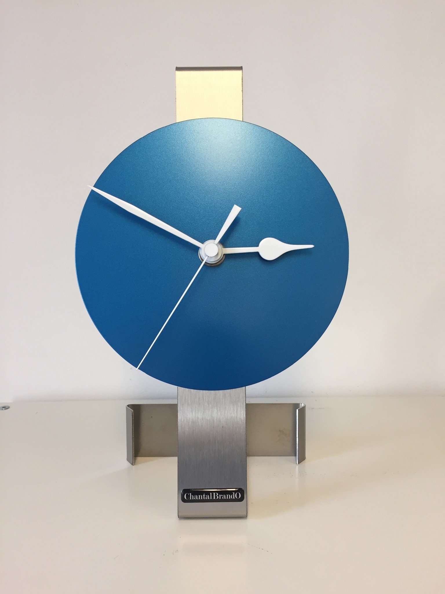 ChantalBrandO Design - Table clock Artic Blue Spirit Modern Dutch Design