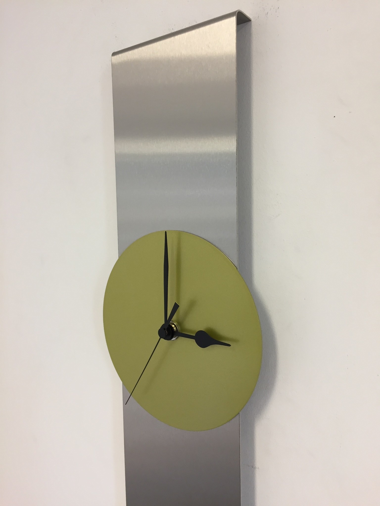 ChantalBrandO Design - Wall clock Obelisk Lime Green Dutch Design