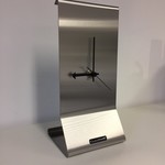 ChantalBrandO Design - Table clock Grace Silver Dutch Design