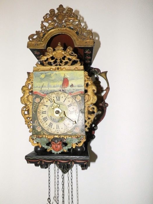 NiceTime Design - Frisian chair clock 1900 Antiques