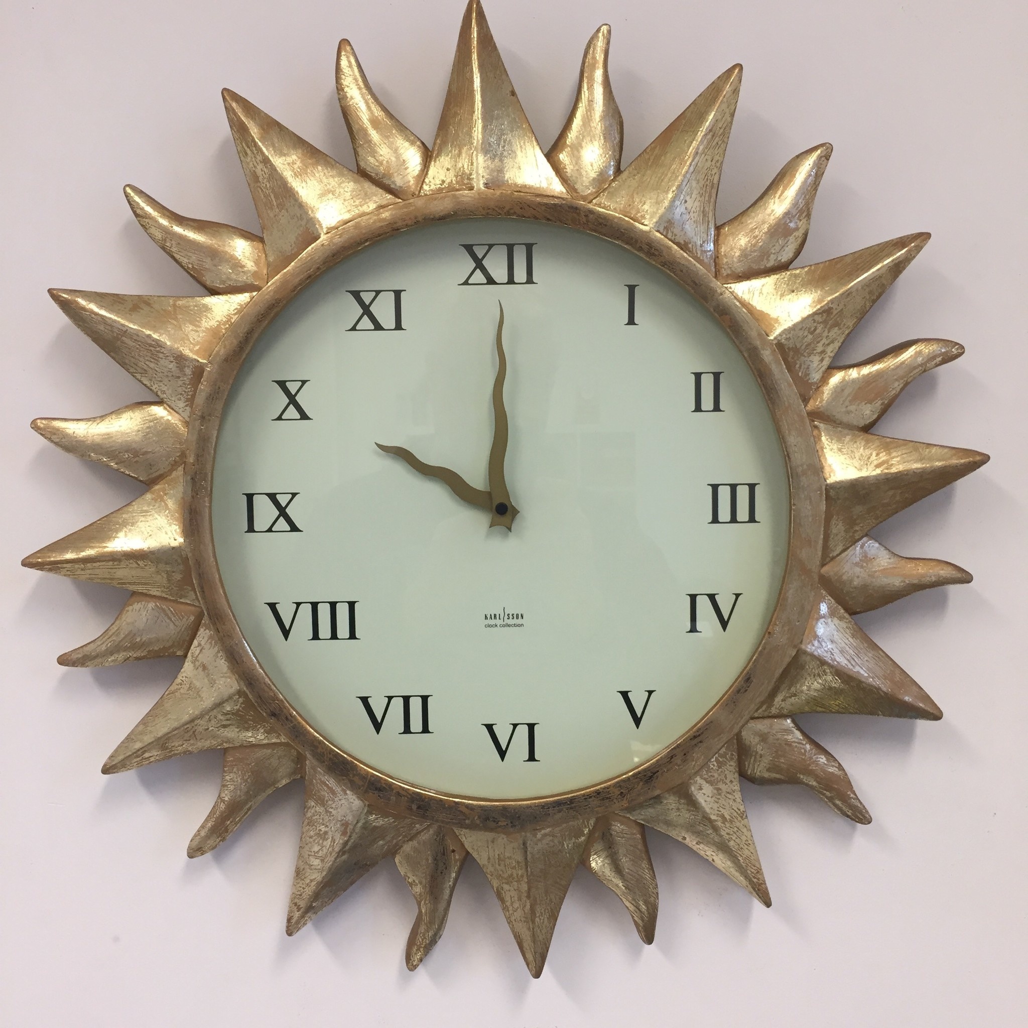 NiceTime Design - sun clock Gold Regency