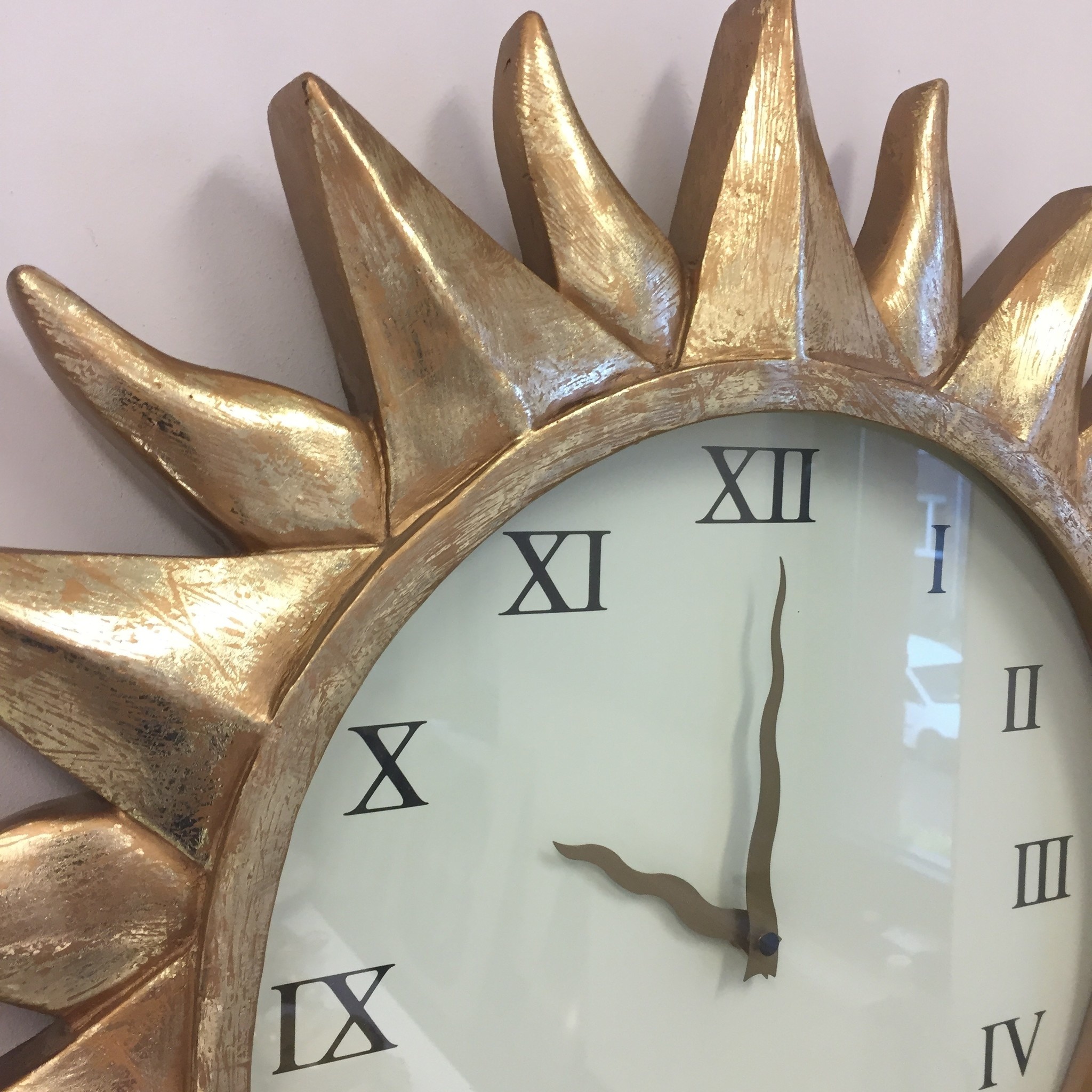 NiceTime Design - sun clock Gold Regency