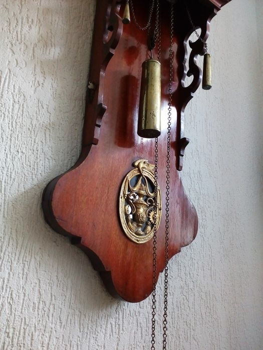 NiceTime Design - Antique Frisian tail clock - Oak 1850
