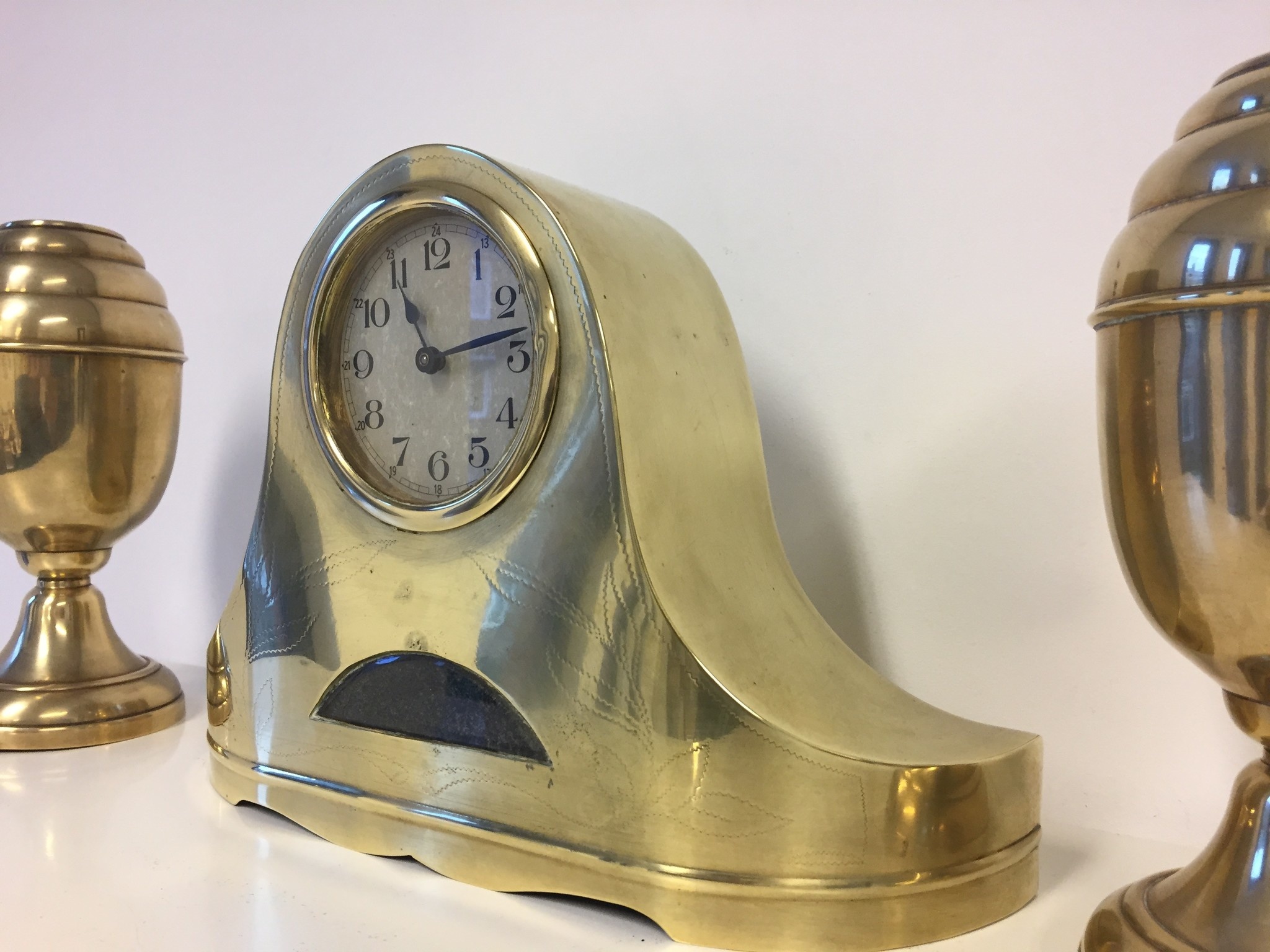 NiceTime Design - Art Deco copper clocks set