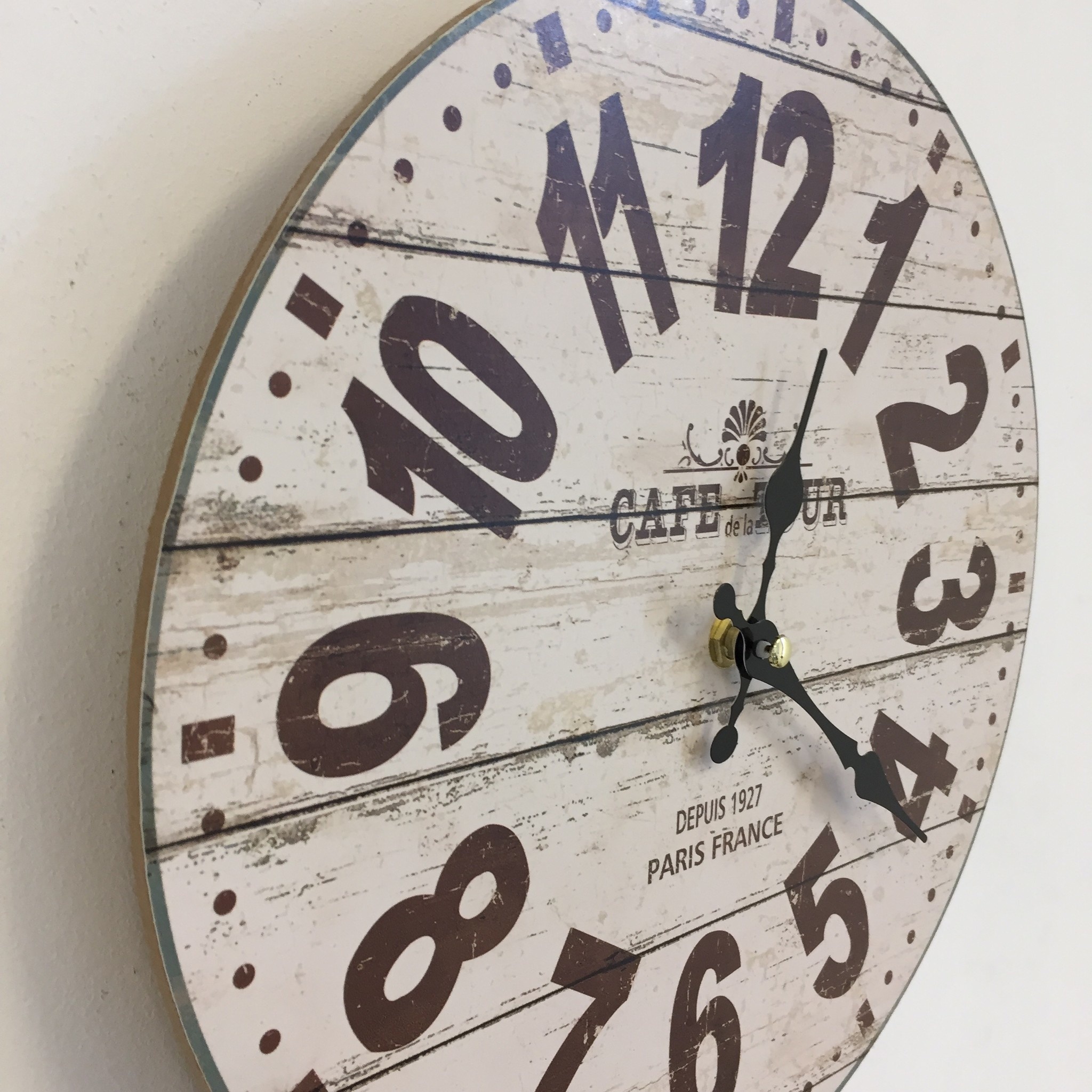 NiceTime Design - Wall Clock Cafede Tour Industrial Vintage