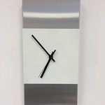 ChantalBrandO Design - Wall clock Extravaganza White Square