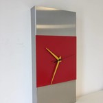 ChantalBrandO Design - Wall clock Extravaganza Red