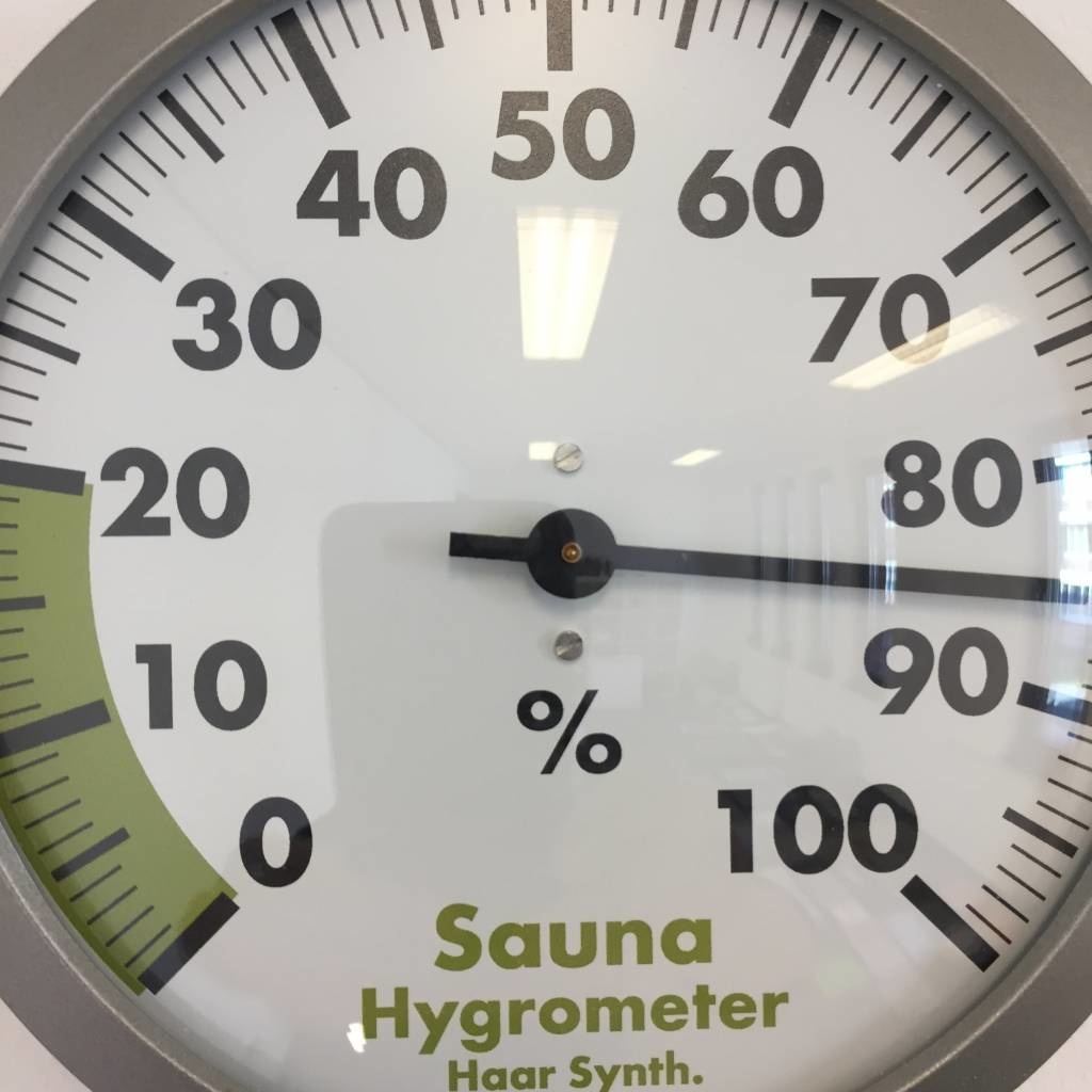 NiceTime Design - Sauna Hygrometer 12 cm Diameter