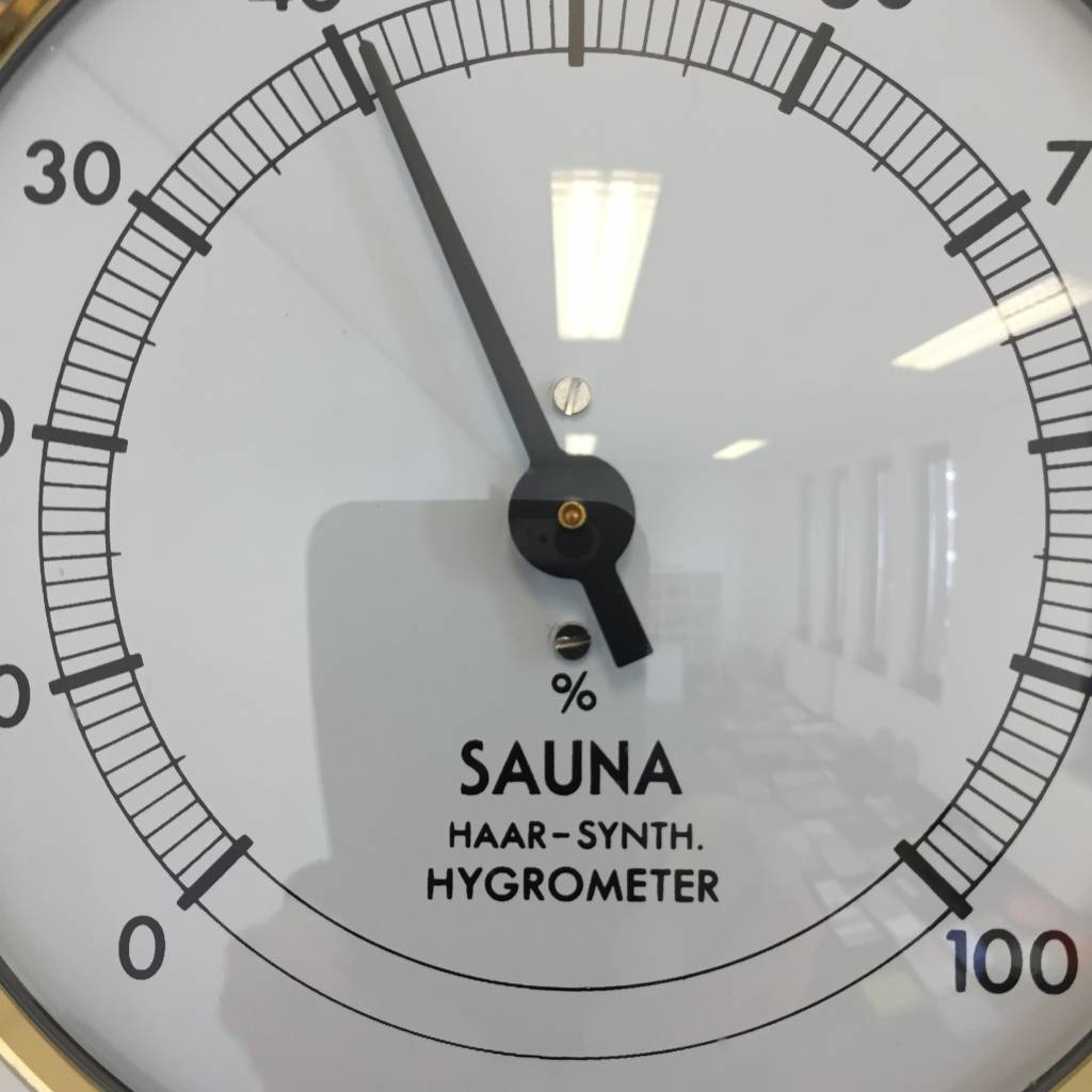 NiceTime Design - Sauna Hygrometer 10.2 cm Diameter
