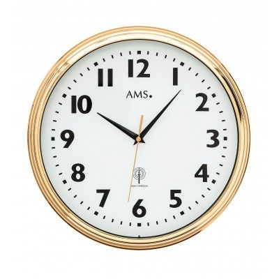 NiceTime Design - Radiografische wandklok  32 x 5 cm Goud modern design