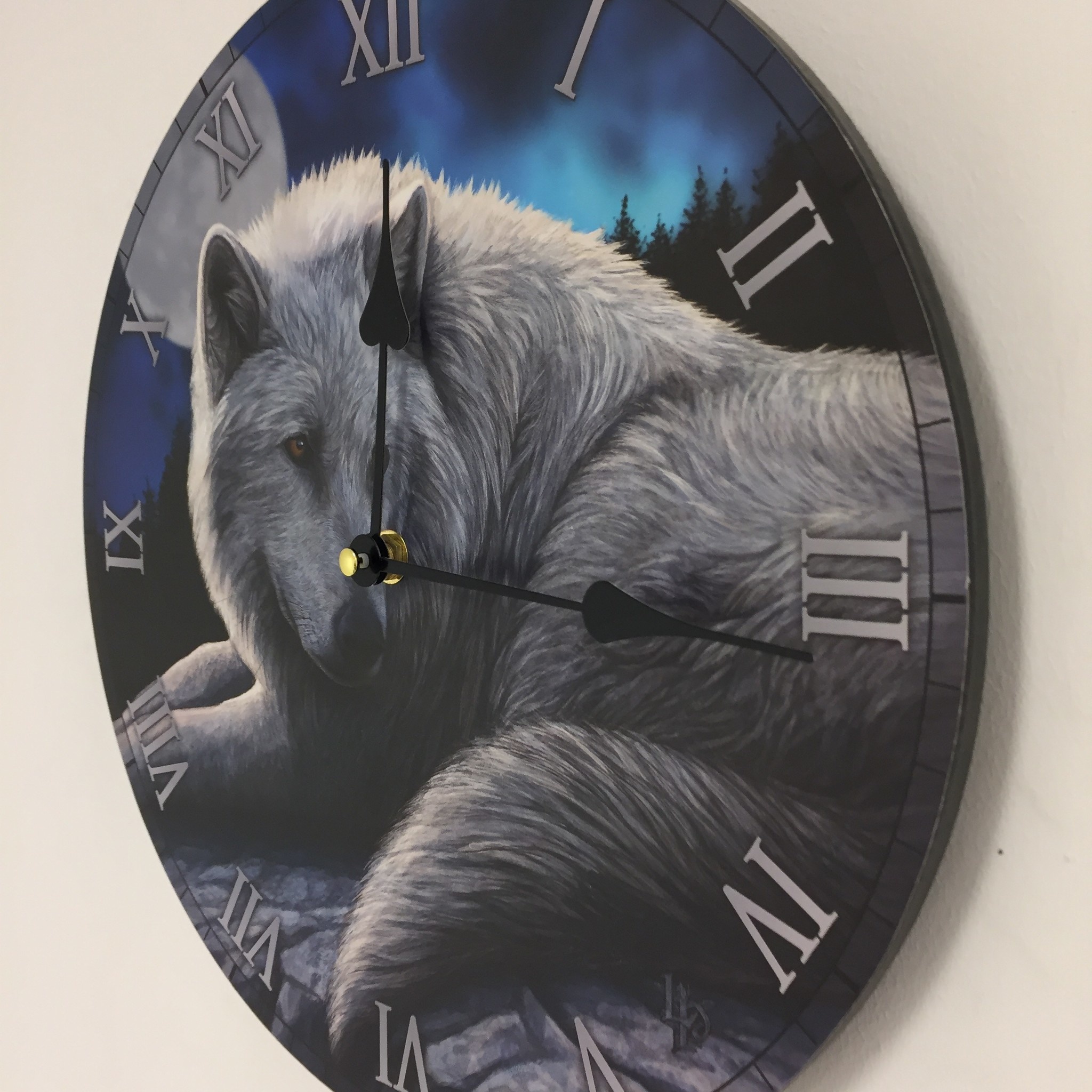 NiceTime Design - Wall clock for children with wolves