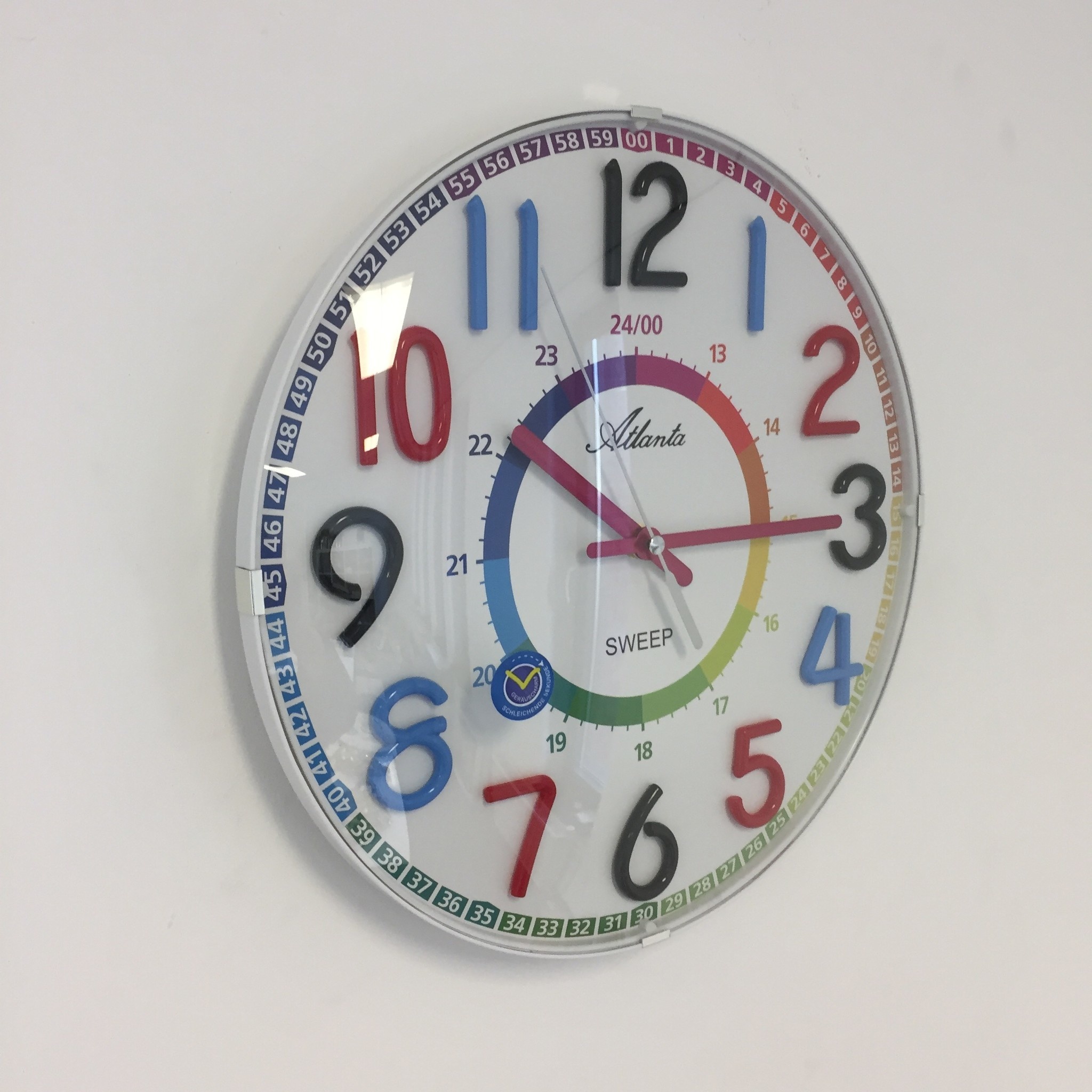 Atlanta Design - Children's wall clock Rainbow