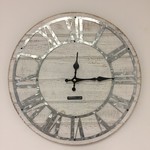 ChantalBrandO Design - Wood clock White Woods Design