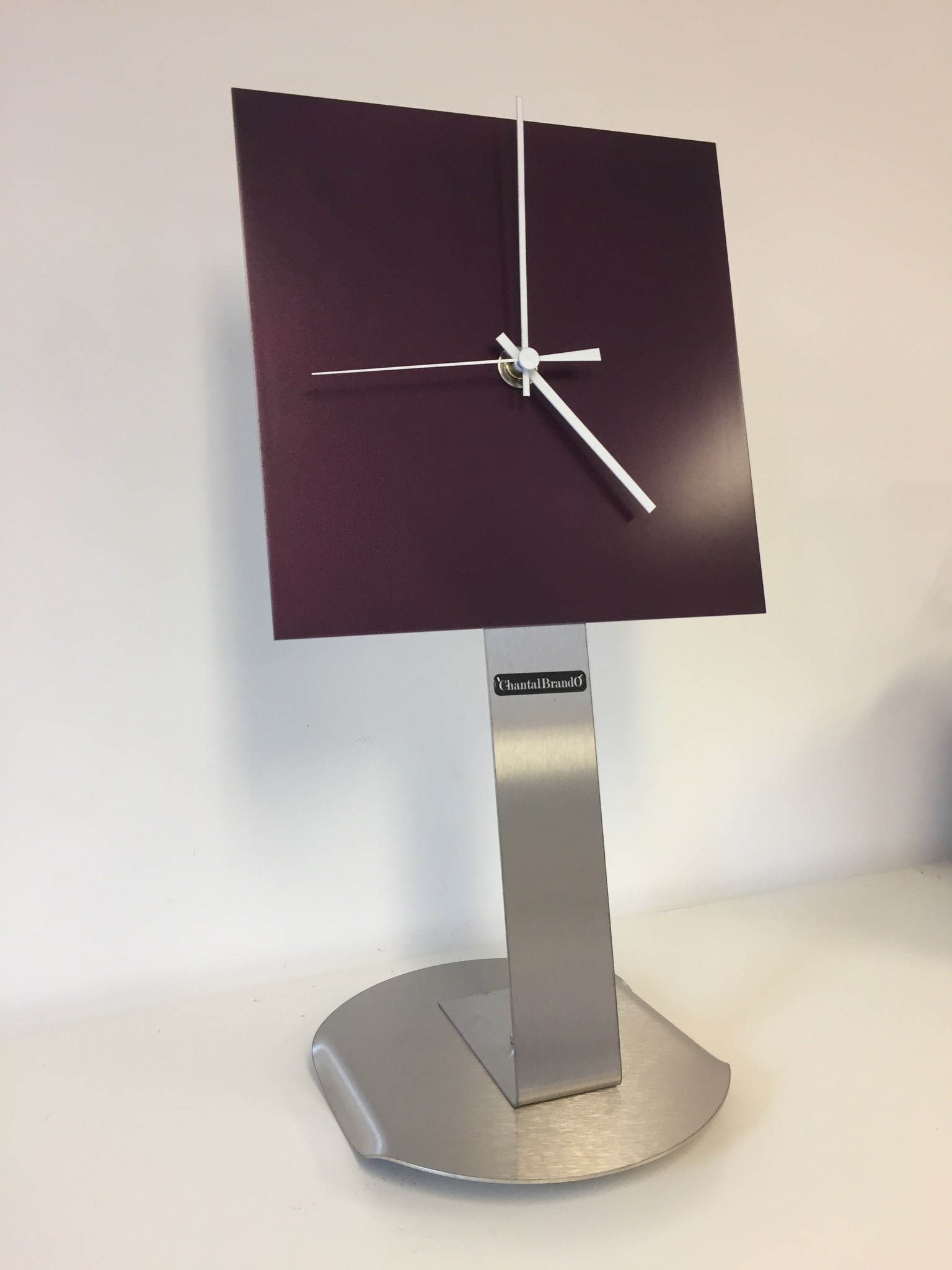 ChantalBrandO Design - Tafelklok Rock Around The Clock Modern Design SQ