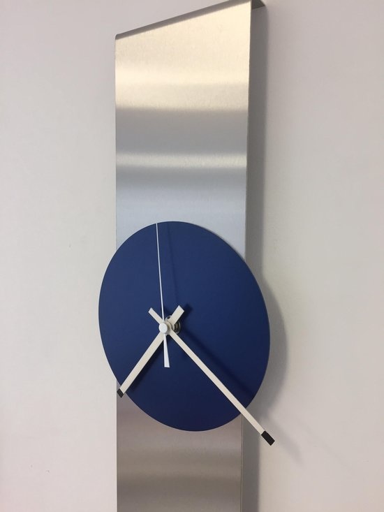 ChantalBrandO Design - Wall clock Obelisk Briljant Blue Dutch Design