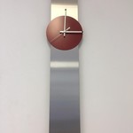ChantalBrandO Design - Wall clock Obelisk Briljant Red Dutch Design