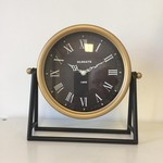 NiceTime Design - Tafelklok BLACK & GOLD INDUSTRIEEL MODERN DESIGN