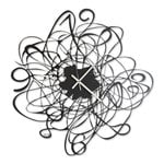 Arti & Mestieri Design - Wall clock Italian design Big Doodle Black Arti E Mestieri