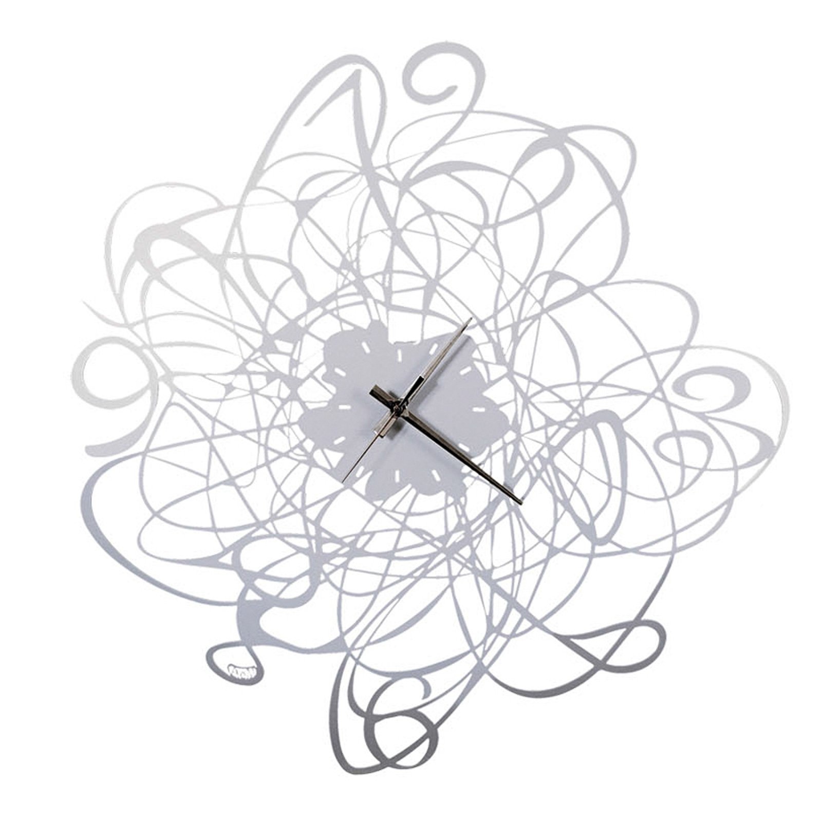 Arti & Mestieri Design - Wall clock Italian Design Big Doodle Black 2443 C71 Black