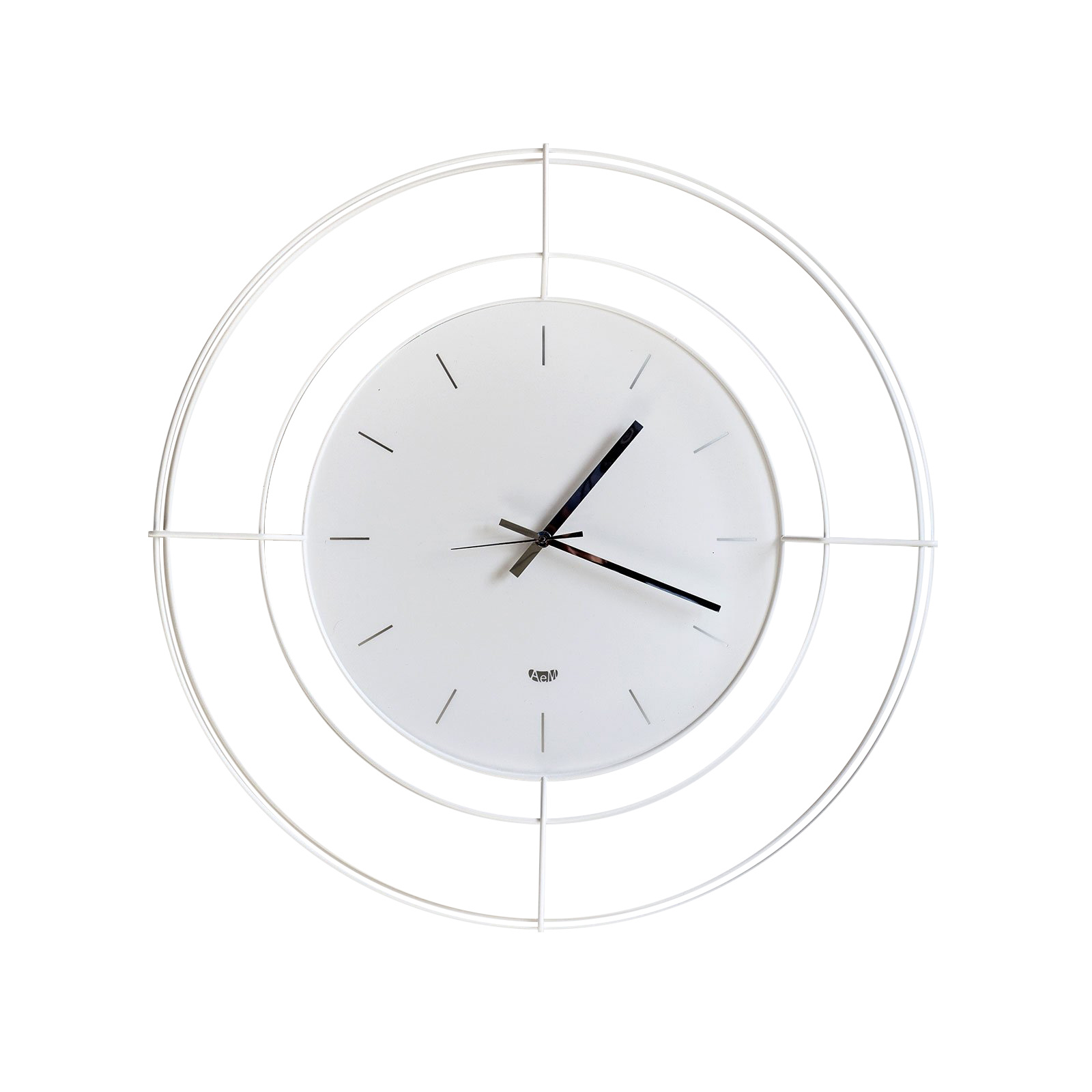 Arti & Mestieri Design - Wall clock Italian Design Nudo Small 2684 C71 Black