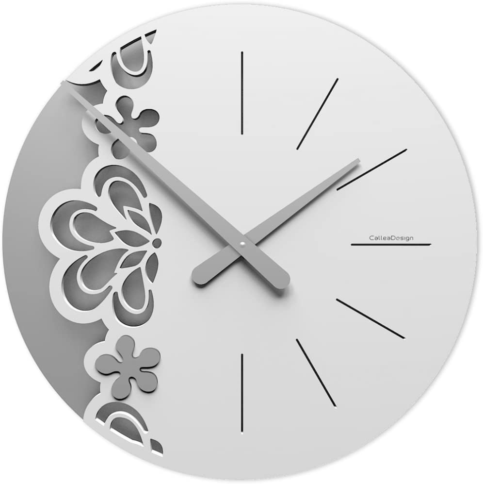 Callea Design - Wall clock Merletto Terra Cotta