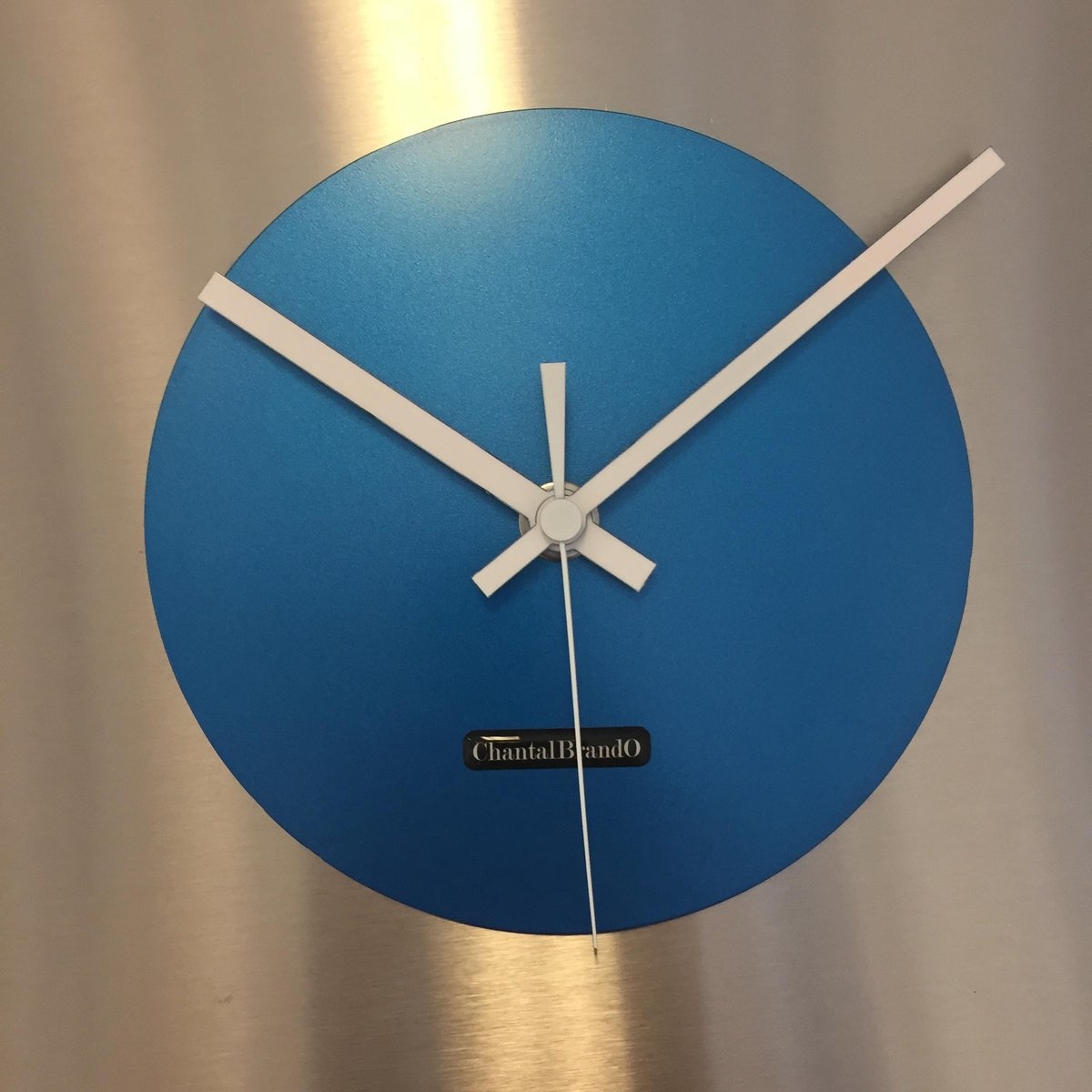 ChantalBrandO Design - Wall clock Firenze Artic Blue Modern Design