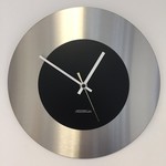 ChantalBrandO Design - Wall Clock Firenze Black & Golden Pointer Modern Design