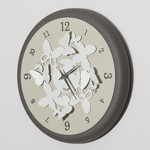 Arti & Mestieri Design - Wall clock Modern Italian Wall Design Butterfly Bomb