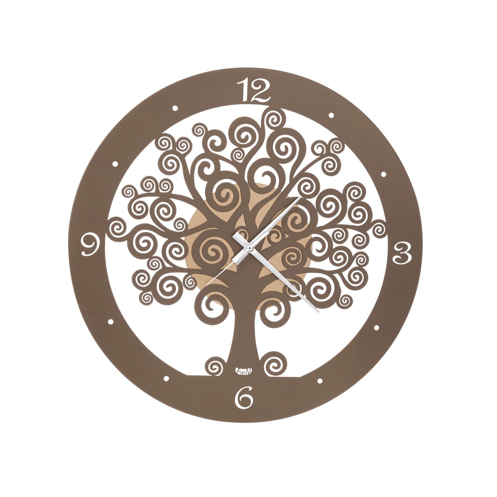 Arti & Mestieri Design - Wall clock Modern Italian design Symbolic small tree of life
