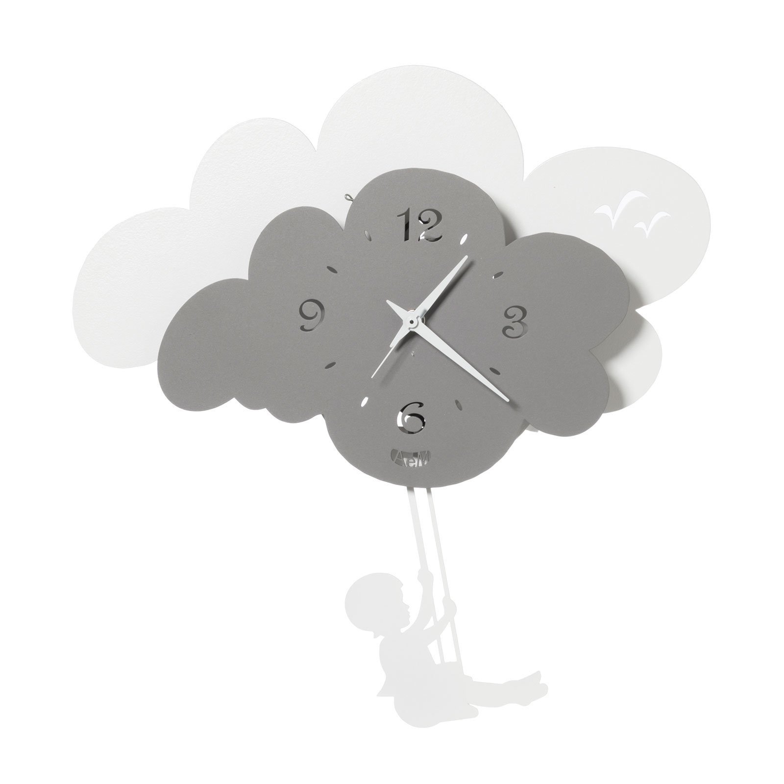 Arti & Mestieri Design - Wall clock Modern Italian Design Wall Cloud Pendulum