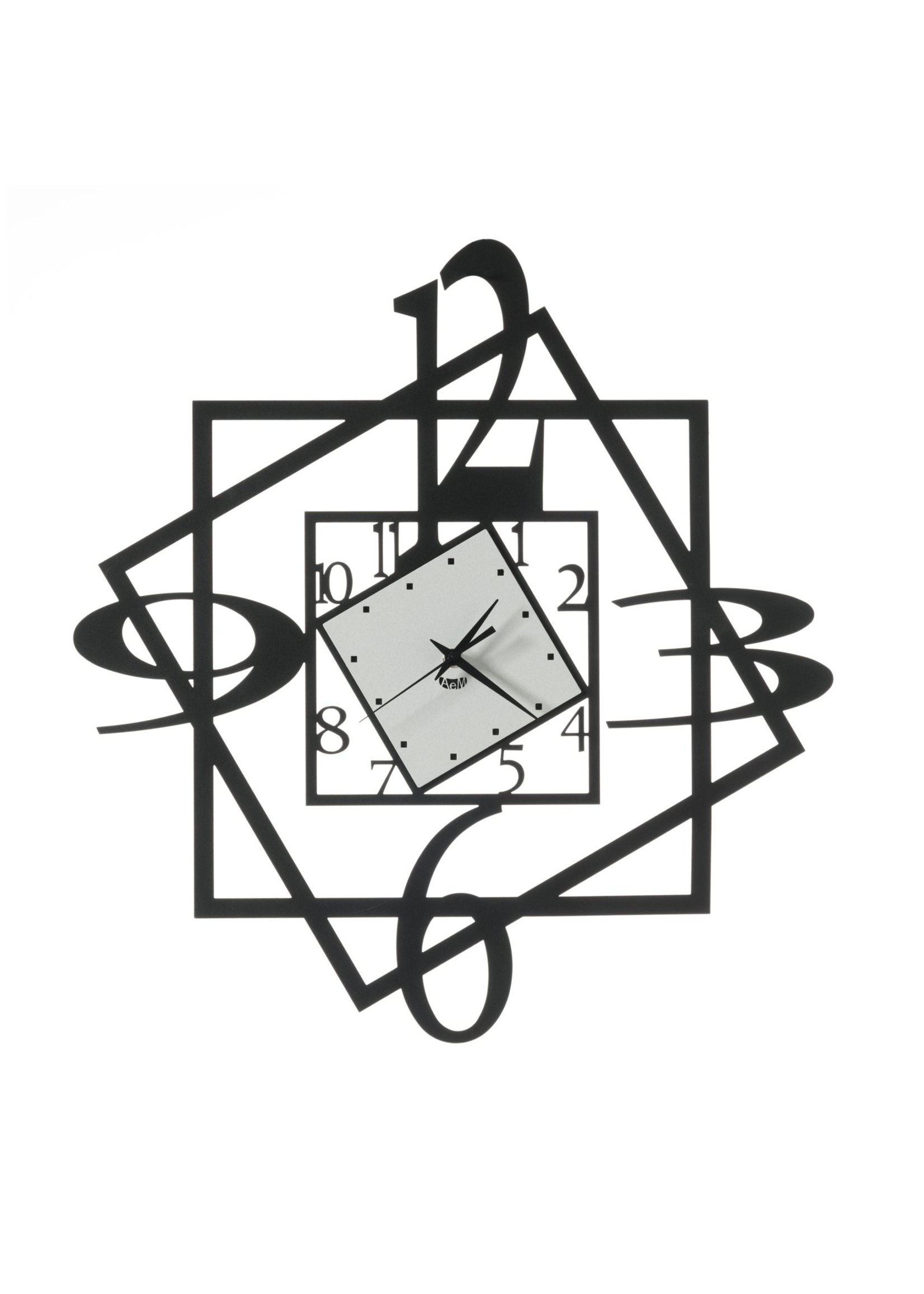 Arti & Mestieri BeoXL - Wanduhr modernes italienisches Design geometrisches Wandforum