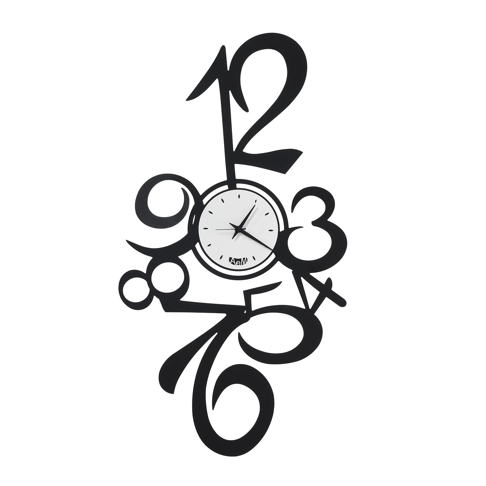 Arti & Mestieri Design - Wall clock Modern Italian wall design with a large number of Calypso