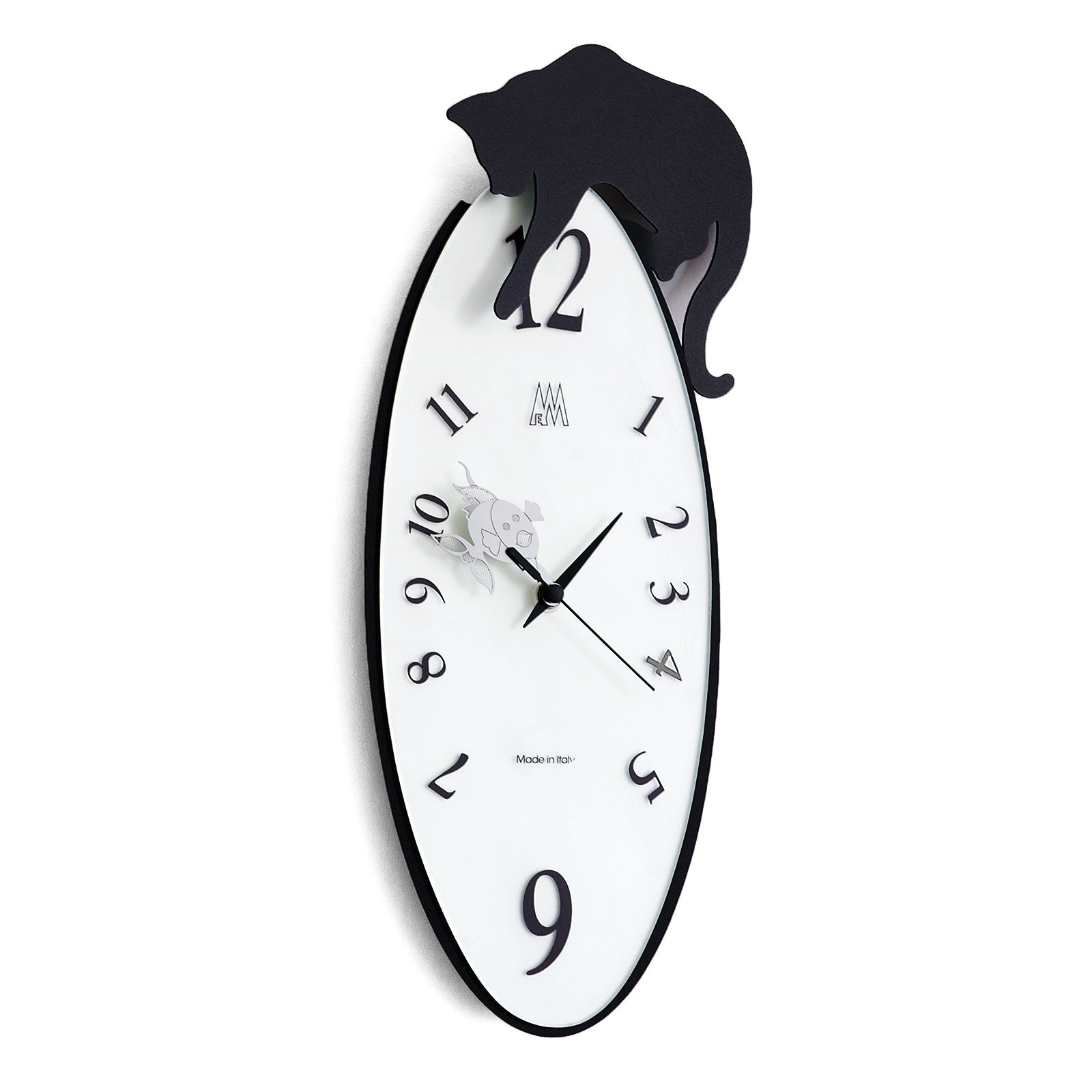 Arti & Mestieri Design - Wanduhr modernes italienisches Design "Tommy" Wand