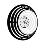 Arti & Mestieri Design - Wall clock Modern Italian eccentric design with cyclone -circular lines