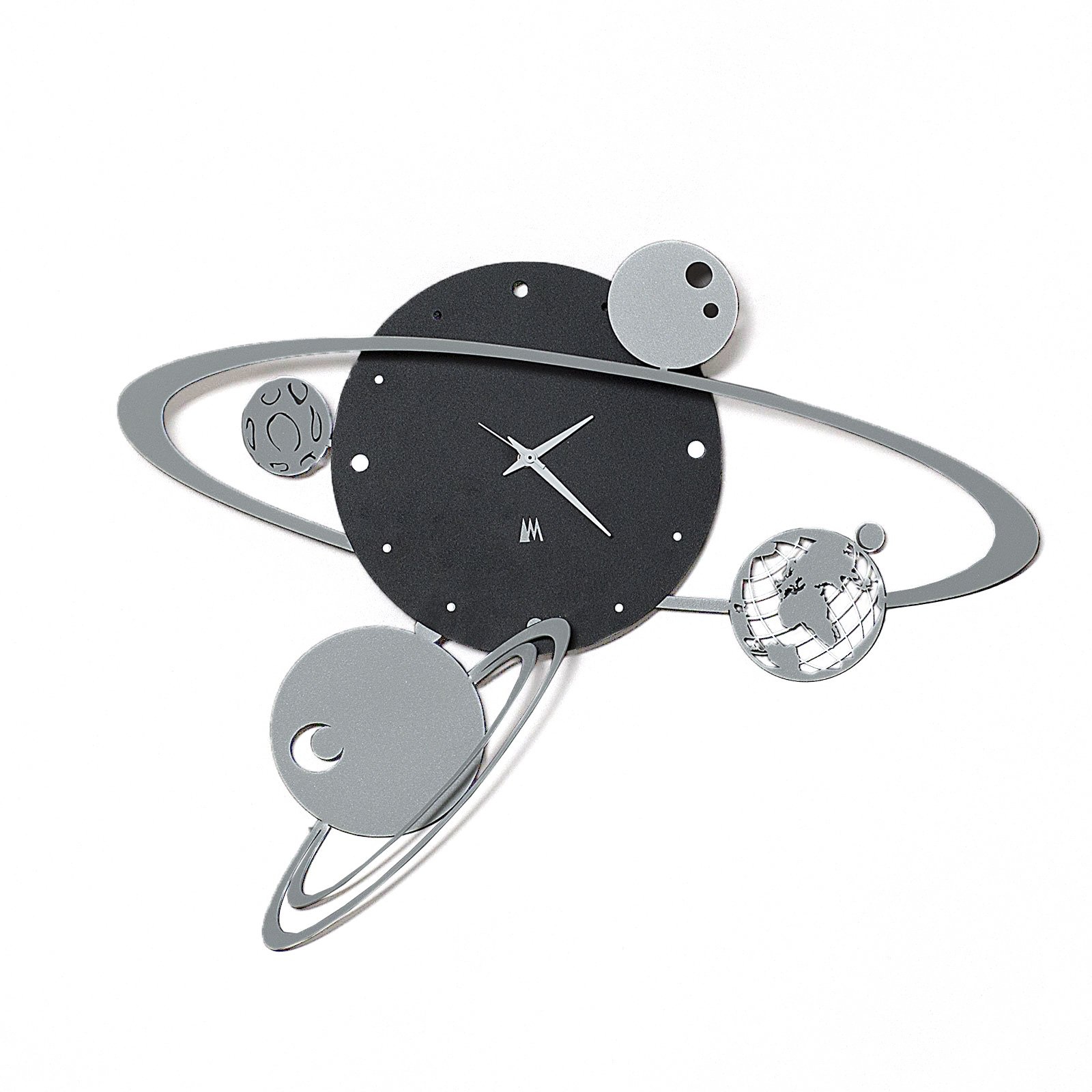 Arti & Mestieri Design - Wanduhr Modernes italienisches Design "Solarsystem"