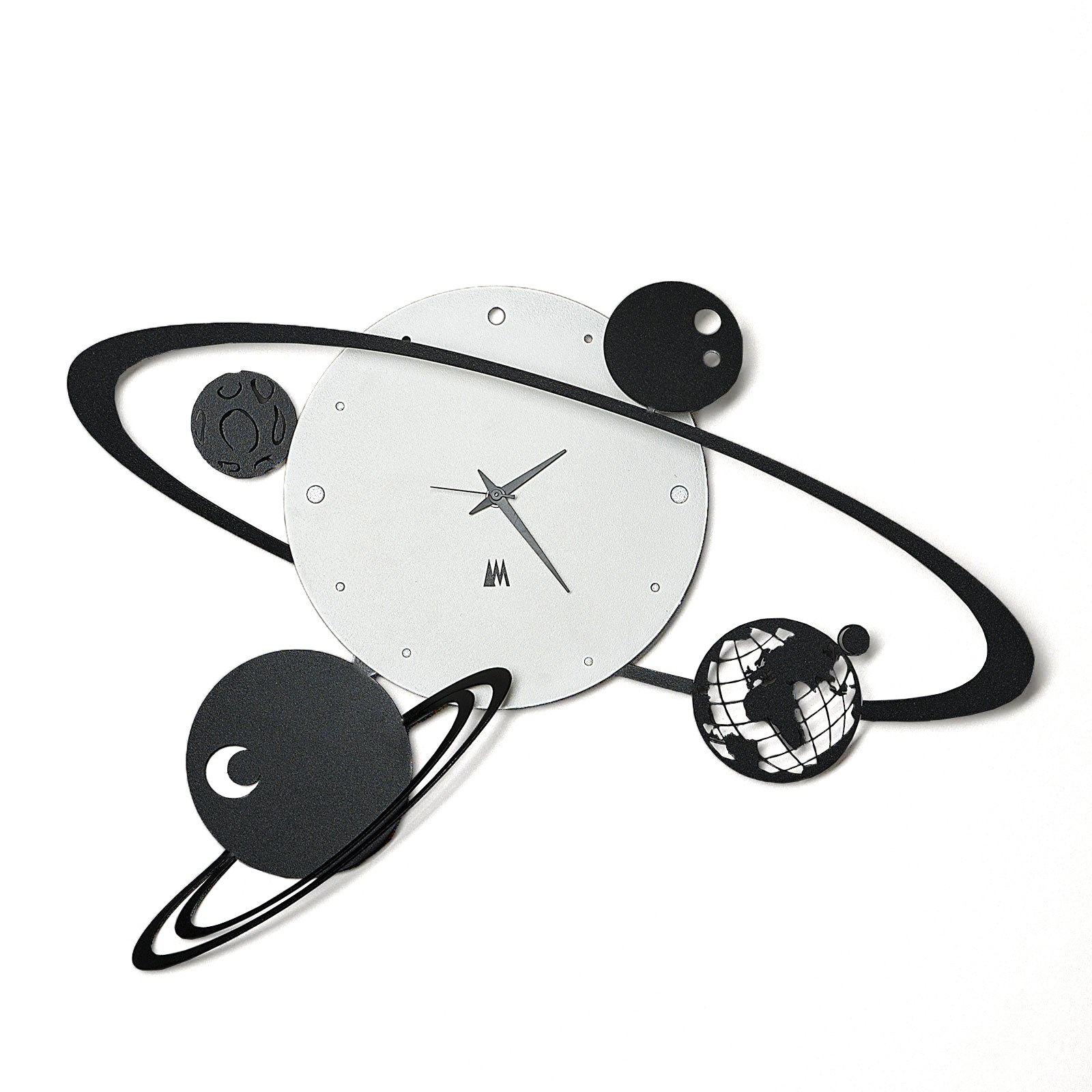 Arti & Mestieri Design - Wanduhr Modernes italienisches Design "Solarsystem"