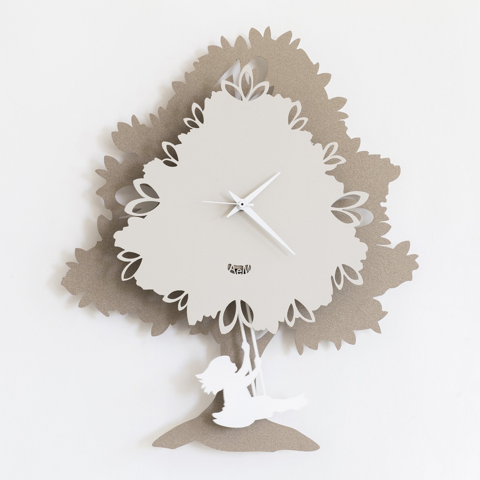 Arti & Mestieri Design - Wall clock Modern Italian Design "Tree" - Slinger