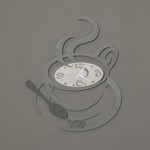 Arti & Mestieri Design - Wall clock Modern Italian design "at Bar"