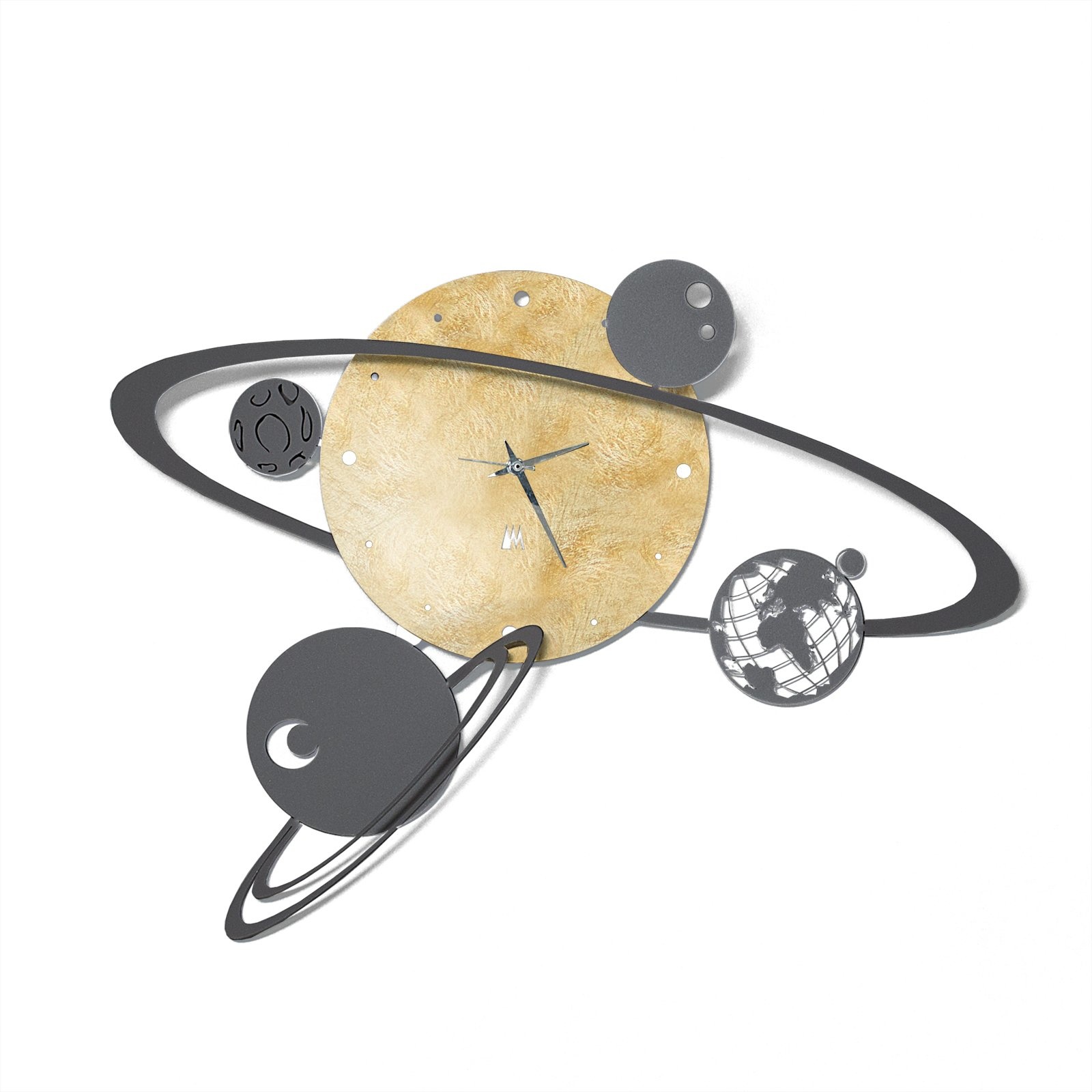 Arti & Mestieri Design - Wall clock Modern Italian Design "Solar System"