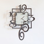 Arti & Mestieri Design - Wall clock Modern Italian design "Amos" Slinger