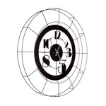 Arti & Mestieri Design - Wall clock Modern Italian small design with Vintage Teodoro numbers