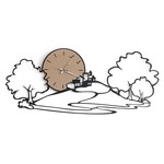 Arti & Mestieri Design - Wandklok modern Italiaans ontwerp "landschap"