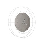 Arti & Mestieri Design - Wall clock Modern Italian design small steel with nude mirrored dial