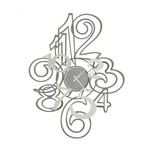 Arti & Mestieri Design - Wall clock Modern Italian design wall with overlapping songs profile