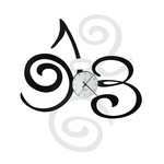 Arti & Mestieri Design - Wandklok Modern Italiaans ontwerp "Filomena"