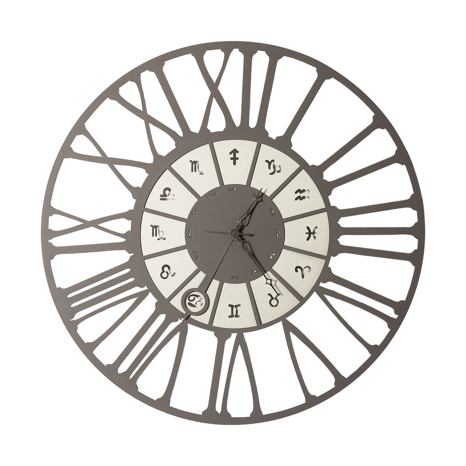 Arti & Mestieri Design - Wanduhr Modern italienisch Design Moderne Wand Tierkreis groá