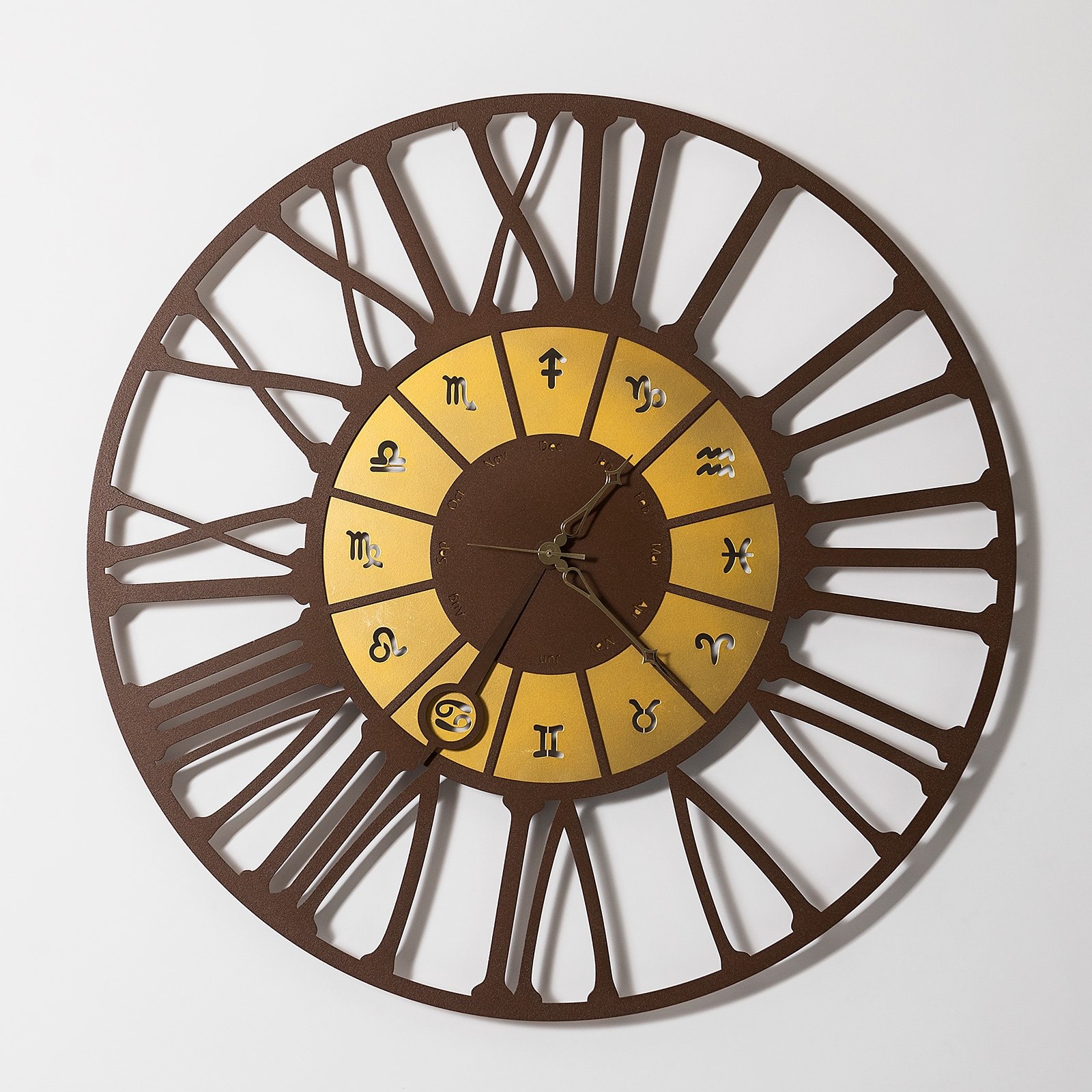 Arti & Mestieri Design - Wanduhr Modern italienisch Design Moderne Wand Tierkreis groá