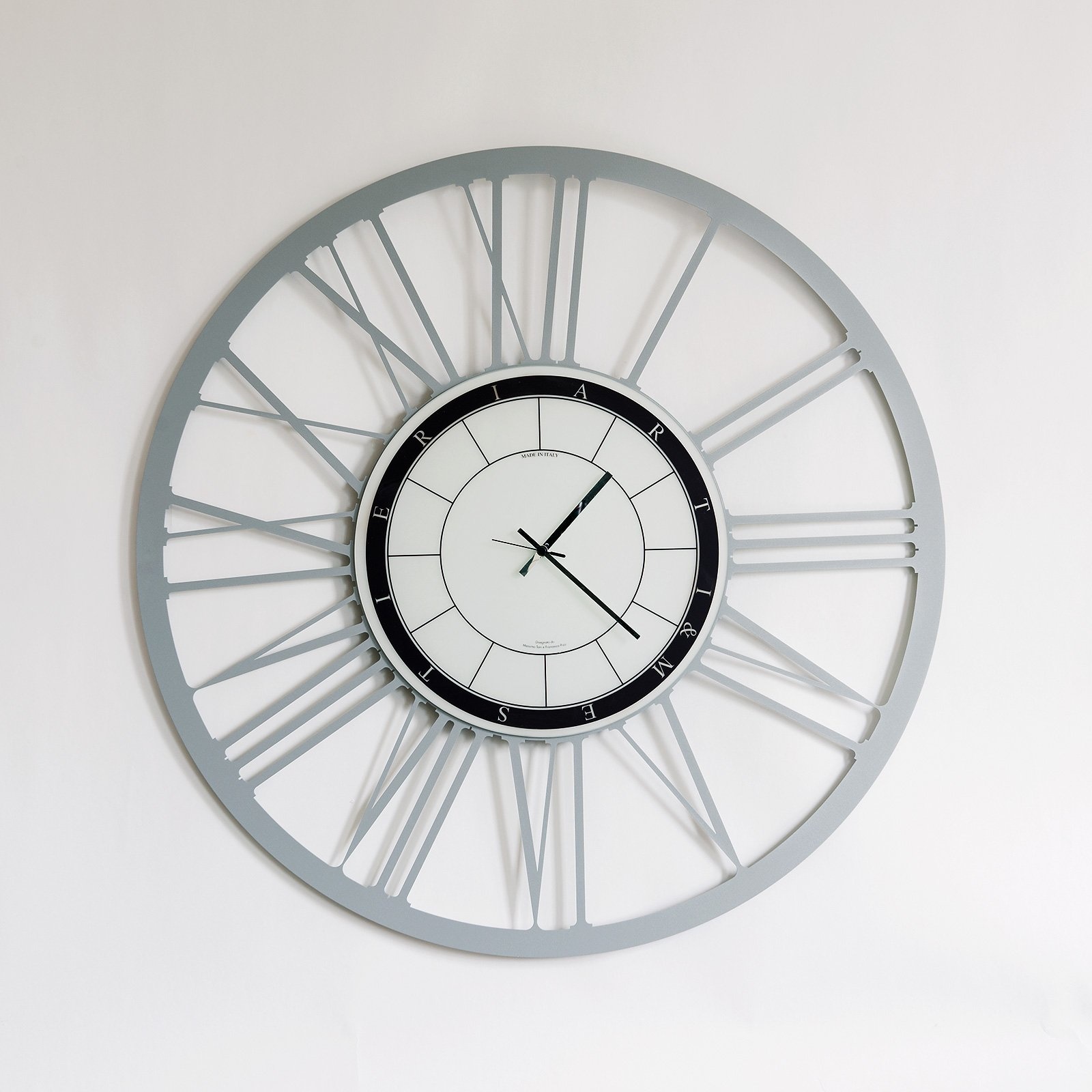 Arti & Mestieri Design - Wall clock Modern Italian Roman style wall design large