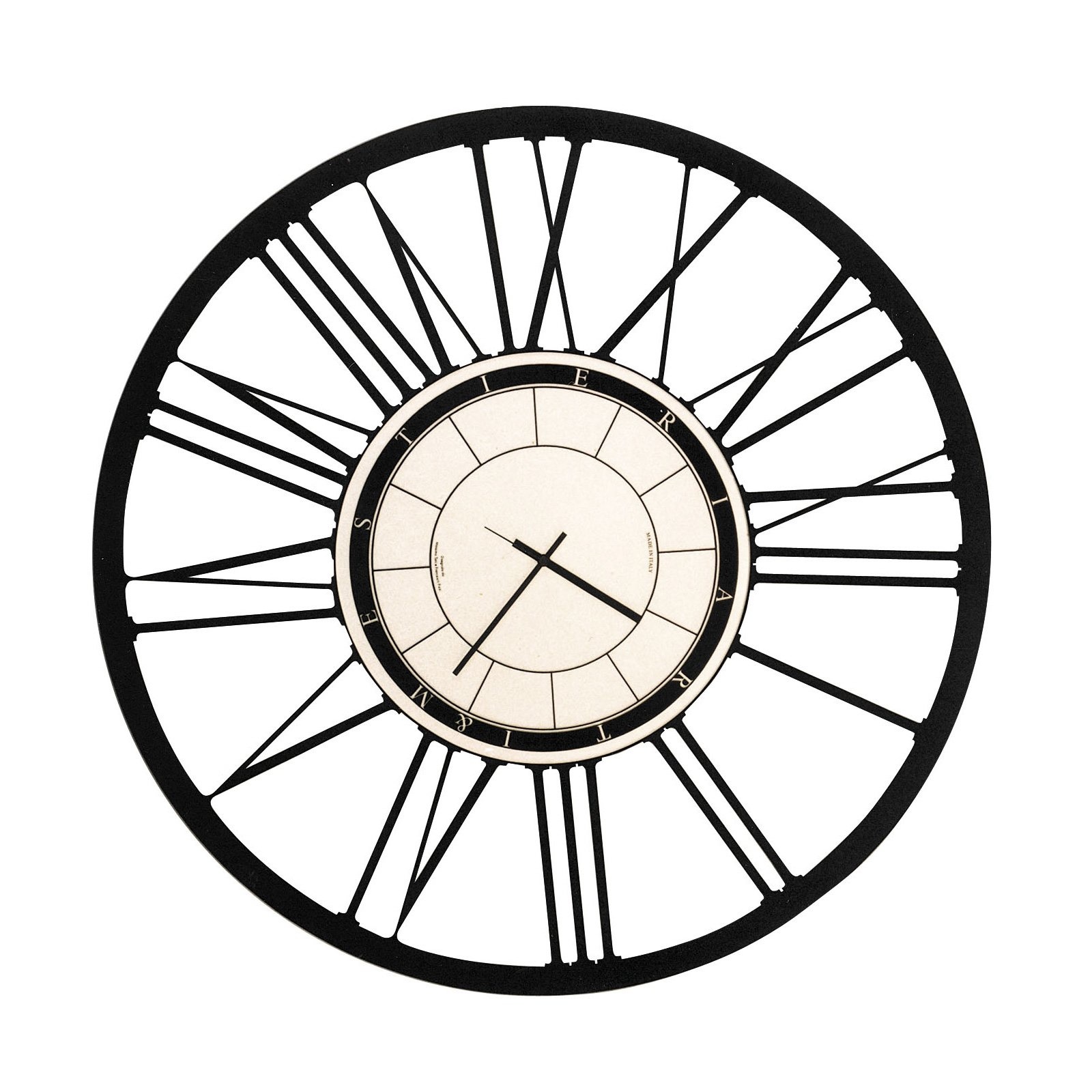 Arti & Mestieri Design - Wall clock Modern Italian Roman style wall design large