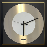 Klokkendiscounter Design - Wall clock Topaz Black and White